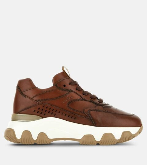 Damen Hogan Chunky Sneakers | Sneakers Hogan Hyperactive Braun