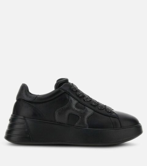 Damen Hogan Chunky Sneakers | Sneakers Hogan Rebel Grau/ Schwarz/ Weiss