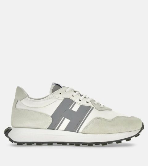 Herren Hogan Sporty Sneaker | Sneakers Hogan H601 Weiss/ Grau