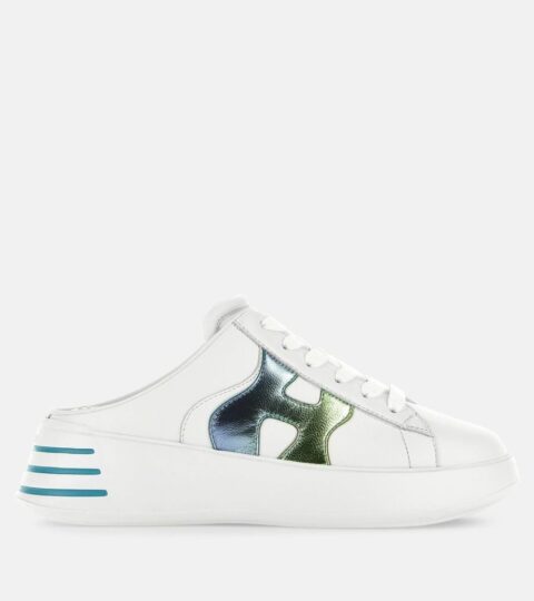 Damen Hogan Chunky Sneakers | Hogan Rebel – Sabots Weiss/ Blau/ Grun