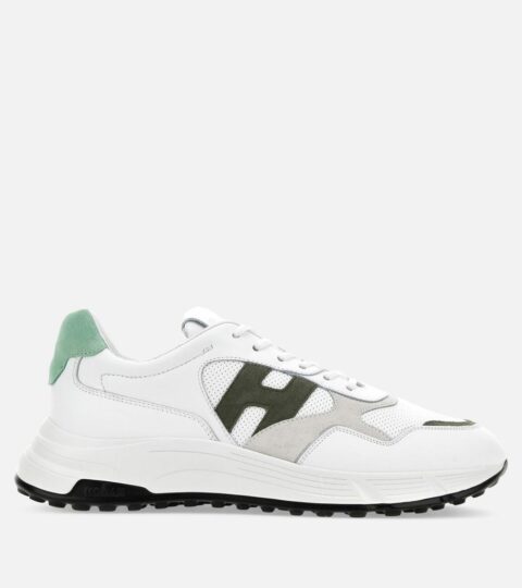 Herren Hogan Sporty Sneaker | Sneakers Hogan Hyperlight Weiss/ Grun/ Grau