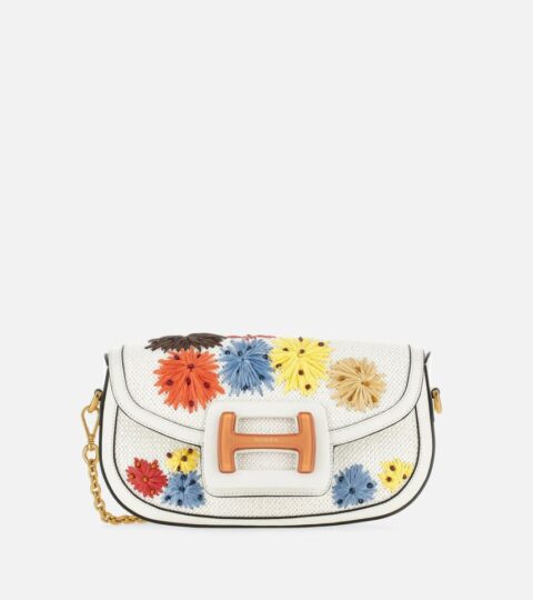 Damen Hogan Crossbody-Taschen | Schultertasche Hogan H-Bag Weiss