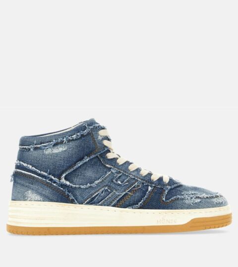 Herren Hogan Flat Sneaker | Sneakers Hogan H630 High Top Blau