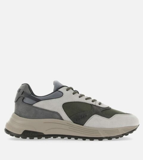 Herren Hogan Sporty Sneaker | Hogan Hyperlight Grun/ Grau/ Blau