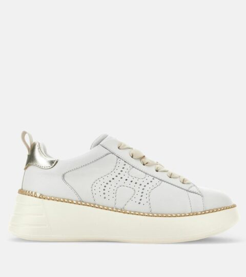 Damen Hogan Chunky Sneakers | Hogan Rebel Silber/ Weiss