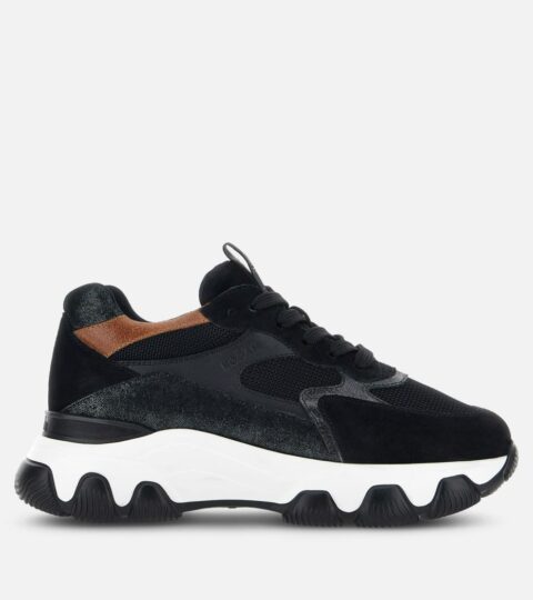 Damen Hogan Chunky Sneakers | Sneakers Hogan Hyperactive Schwarz