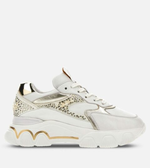 Damen Hogan Chunky Sneakers | Hogan Hyperactive – Atelier Weiss/ Gold