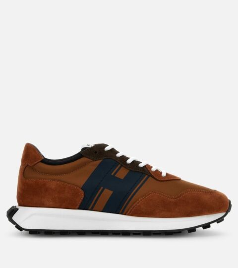 Herren Hogan Sporty Sneaker | Sneakers Hogan H601 Orange/ Blau