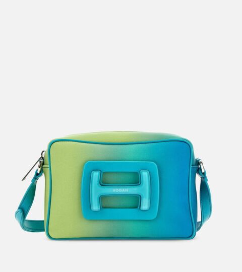 Damen Hogan Minitaschen | Camera Bag Hogan H-Bag Hellblau/ Grun