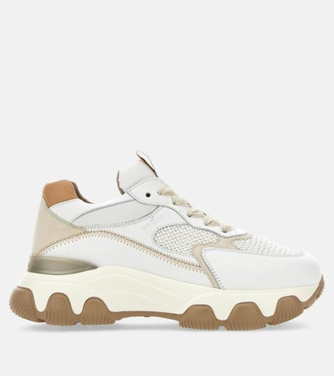 Damen Hogan Chunky Sneakers | Hogan Hyperactive Weiss/ Elfenbein/ Beige