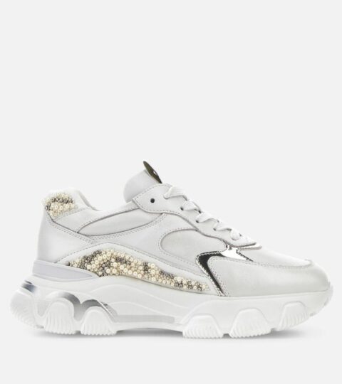 Damen Hogan Chunky Sneakers | Hogan Hyperactive – Atelier Silber/ Weiss