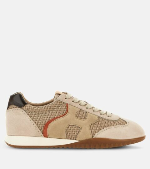 Damen Hogan Flat Sneaker | Sneakers Hogan Olympia-Z Beige