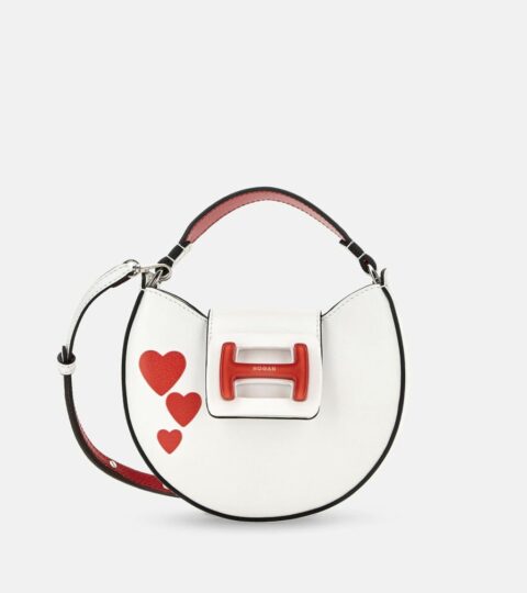 Damen Hogan Minitaschen | Tasche Hogan H-Bag Mini – Valentinstag Rot/ Weiss