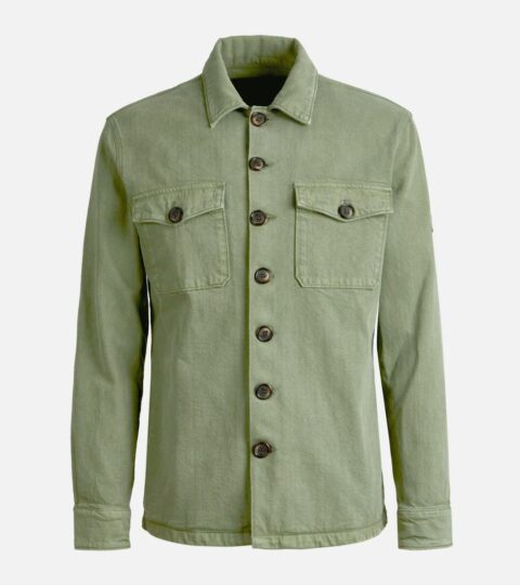 Herren Hogan Bekleidung | Shirt Jacket Grun