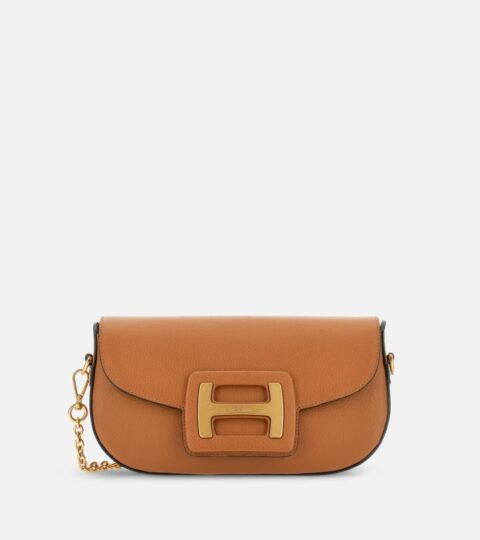 Damen Hogan Crossbody-Taschen | Schultertasche Hogan H-Bag Braun