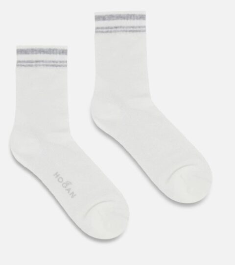 Damen Hogan Socken & Strumpfe | Einfarbige Socken Weiss