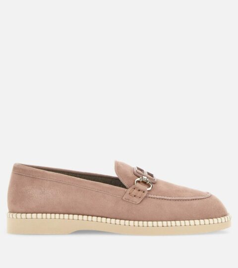 Damen Hogan Schnurschuhe & Mokassins | Destrukturierte Loafer Hogan H642 Rosa