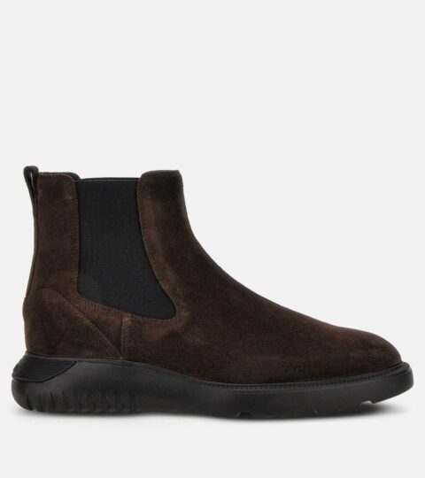 Herren Hogan Stiefeletten | Chelsea Boots Hogan H600 Braun