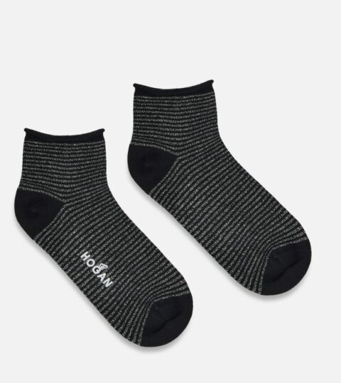 Damen Hogan Socken & Strumpfe | Socken Schwarz/ Silber