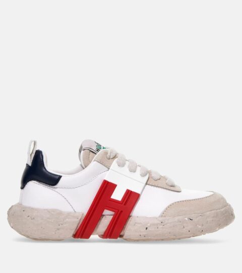 Junior Hogan Junior | Sneakers Hogan-3R Weiss/ Rot/ Blau