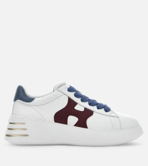 Damen Hogan Chunky Sneakers | Sneakers Hogan Rebel Weiss/ Blau/ Rot