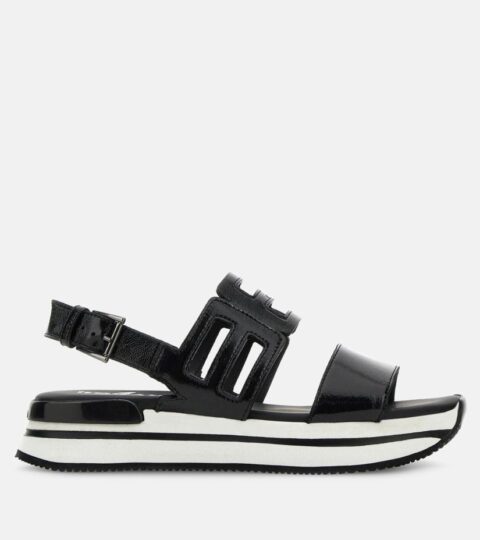 Damen Hogan Sandalen & Mules | Sandalen Hogan H222 Schwarz