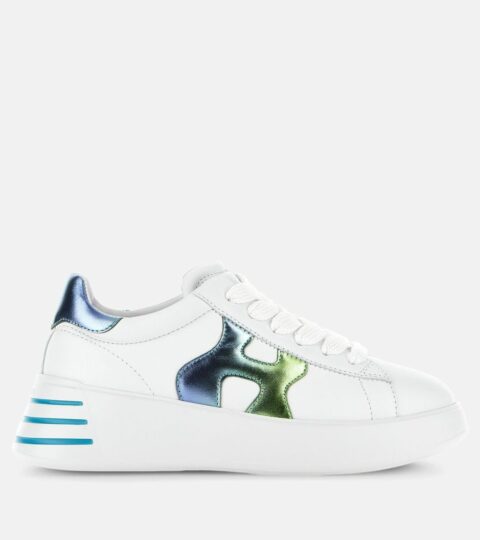 Damen Hogan Chunky Sneakers | Hogan Rebel Weiss/ Blau/ Grun