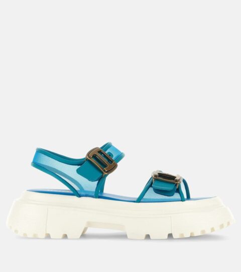 Damen Hogan Sandalen & Mules | Sandalen Hogan H644 Hellblau