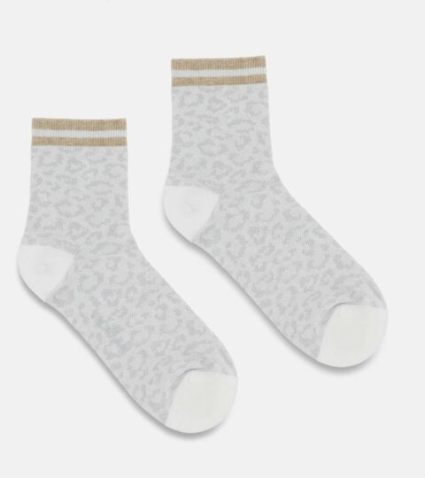 Damen Hogan Socken & Strumpfe | Socken Mit Animal-Print Weiss